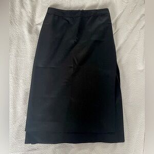 Vintage Black Midi structured skirt from Veronique Branquinho Size 36